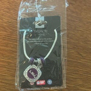 LSU necklace collegiate licensed product NWT